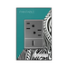 Adorne AWM Screwless Wall Plate, Custom with Magnesium Trim - 1+ Gang