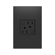 Adorne AGFTR2152 Tamper-Resistant 15A Duplex Self-Test GFCI Receptacles, 125V - Graphite