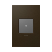Adorne AWP Screwless Wall Plate with Microban, Bronze - 1 Gang