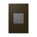Adorne AWP Screwless Wall Plate with Microban, Bronze - 1 Gang