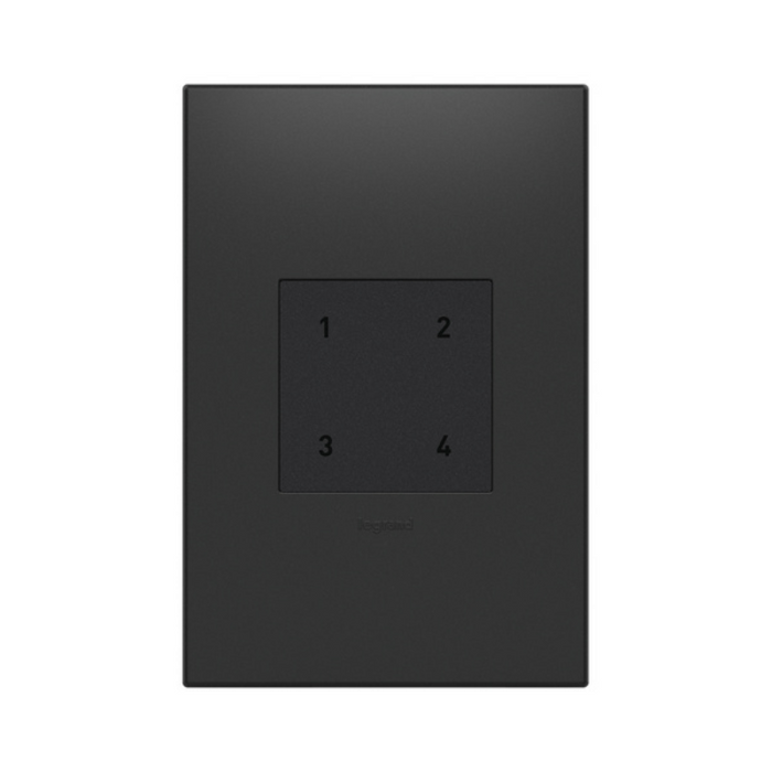 Adorne WNACB40 Wireless Smart Scene Switch with Netatmo, 120V - Graphite
