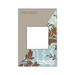 Adorne AWM Screwless Wall Plate, Custom with White Trim - 1 Gang