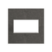 Adorne AWM Screwless Wall Plate, Slate Linen - 2 Gang