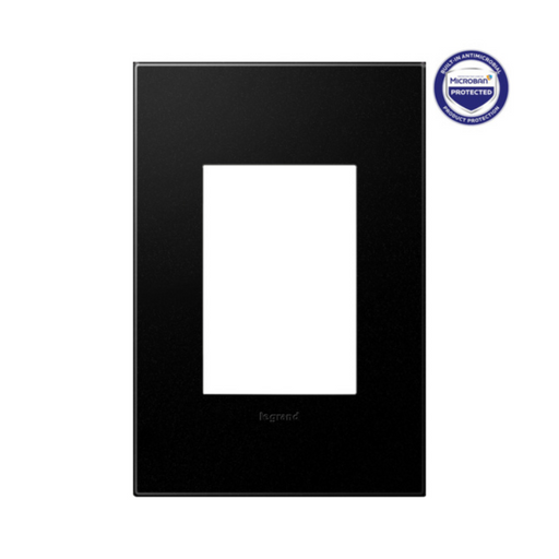 Adorne AWP Screwless Wall Plate with Microban, Graphite - 1+ Gang