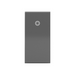 Adorne ASPD1531 Half Size Paddle Switch with Microban, Single-Pole/3-Way, 120/277V - Magnesium