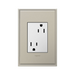 Adorne ARTR153 15A Dual Tamper-Resistant Plus-Size Outlet, 125V - White