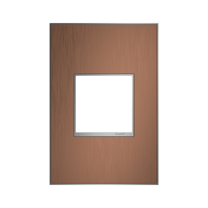 Adorne AWM Screwless Wall Plate, Copper - 1 Gang