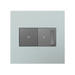Adorne AWP Screwless Wall Plate with Microban, Pale Blue - 2 Gang