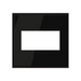 Adorne AWC Screwless Wall Plate, Black Nickel - 2 Gang