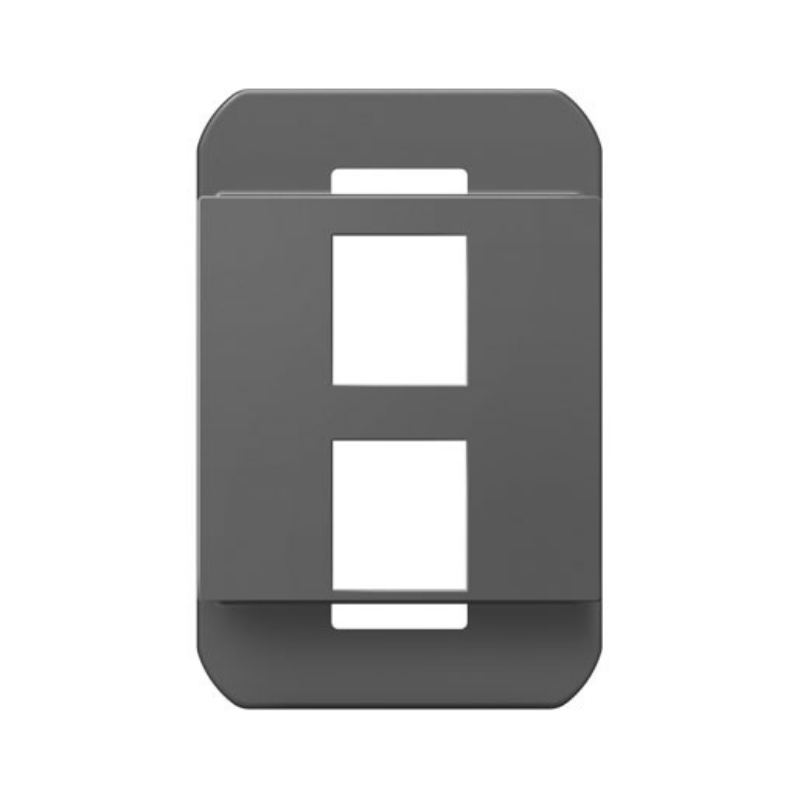 Adorne AC2PF 2-Port Keystone Frame - Magnesium