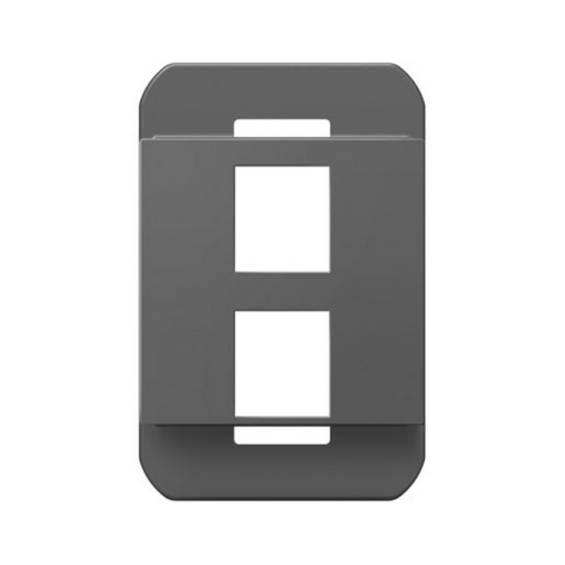 Adorne AC2PF 2-Port Keystone Frame - Magnesium