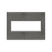 Adorne AWM Screwless Wall Plate, Slate Linen - 3 Gang