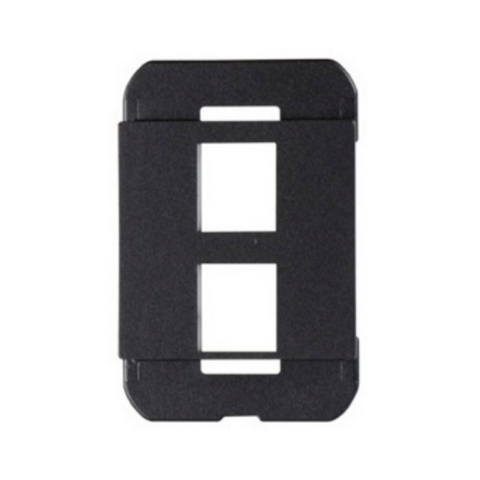 Adorne AC2PF 2-Port Keystone Frame - Graphite