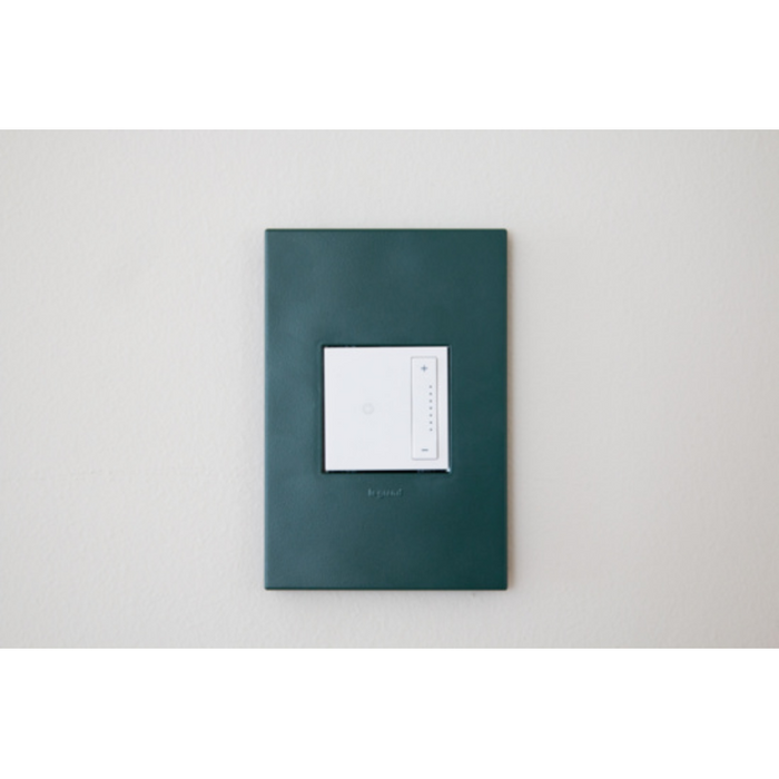 Adorne AWP Screwless Wall Plate with Microban, Evergreen - 1 Gang