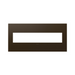Adorne AWP Screwless Wall Plate with Microban, Bronze - 5 Gang
