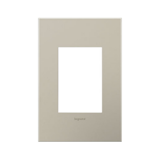 Adorne AWC Screwless Wall Plate, Satin Nickel - 1+ Gang