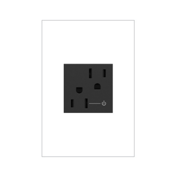 Adorne ARCH152 15A Tamper-Resistant Half-Controlled Outlet, 125V - Graphite