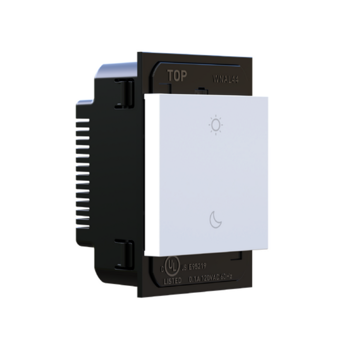 Adorne WNAL34 Wired Wake/Sleep Smart Switch with Netatmo, SofTap, 120V, White