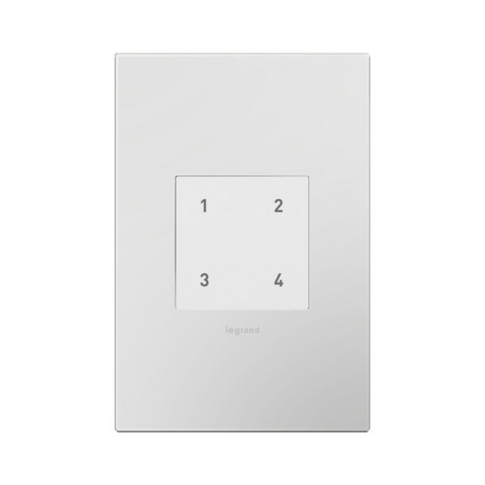 Adorne WNACB40 Wireless Smart Scene Switch with Netatmo, 120V - White