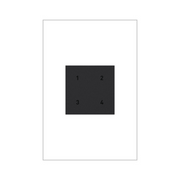 Adorne WNACB40 Wireless Smart Scene Switch with Netatmo, 120V - Graphite