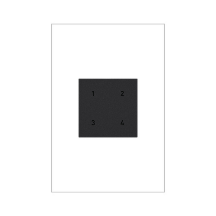 Adorne WNACB40 Wireless Smart Scene Switch with Netatmo, 120V - Graphite