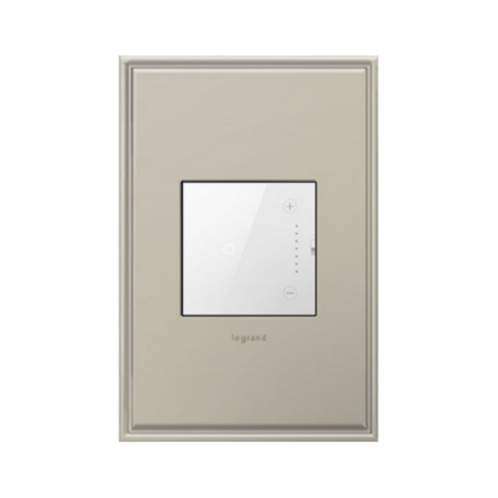 Adorne ADTH4FBL3P 0-10V Touch Dimmer with Microban, 120/277V - White
