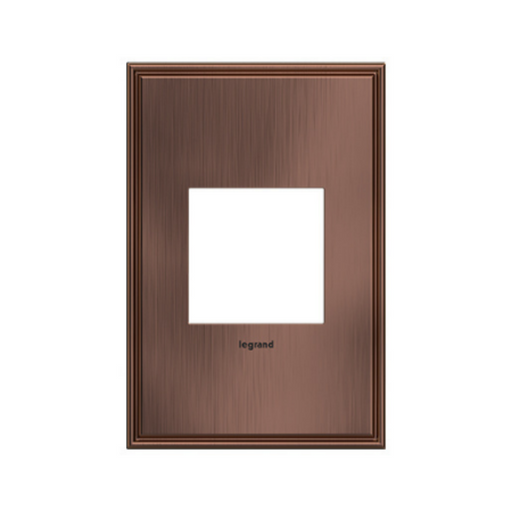 Adorne AWC Screwless Wall Plate, Matte Antique Copper - 1 Gang