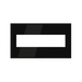 Adorne AWC Screwless Wall Plate, Black Nickel - 4 Gang