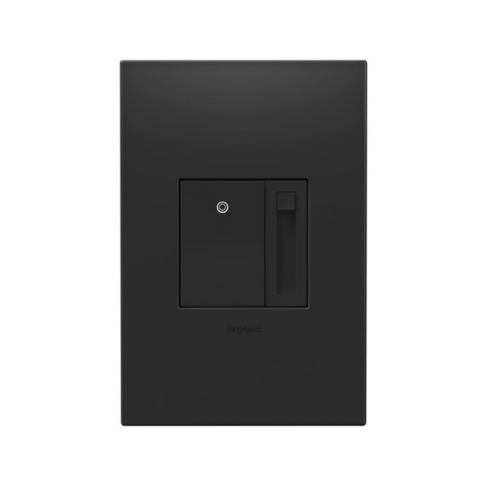 Adorne ADPD153L 150W Paddle LED Advanced Dimmer with Microban, 120V - Graphite