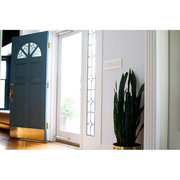 Adorne AWP Screwless Wall Plate with Microban, Gloss White on White