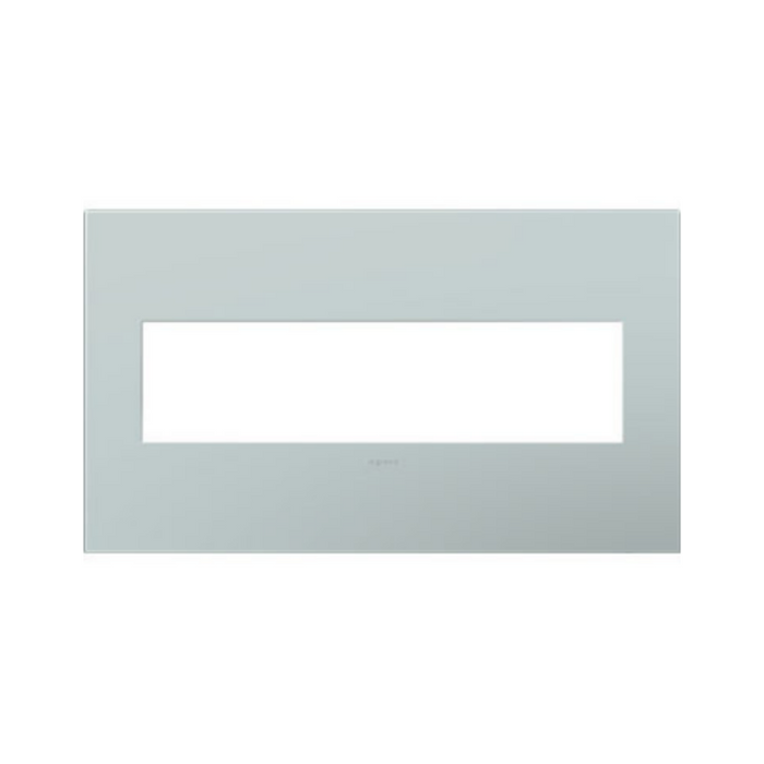 Adorne AWP Screwless Wall Plate with Microban, Pale Blue - 4 Gang
