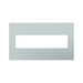 Adorne AWP Screwless Wall Plate with Microban, Pale Blue - 4 Gang