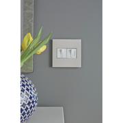 Adorne AWP Screwless Wall Plate with Microban, Greige