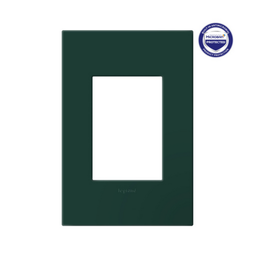 Adorne AWP Screwless Wall Plate with Microban, Evergreen - 1+ Gang
