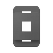 Adorne AC1PF 1-Port Frame - Magnesium