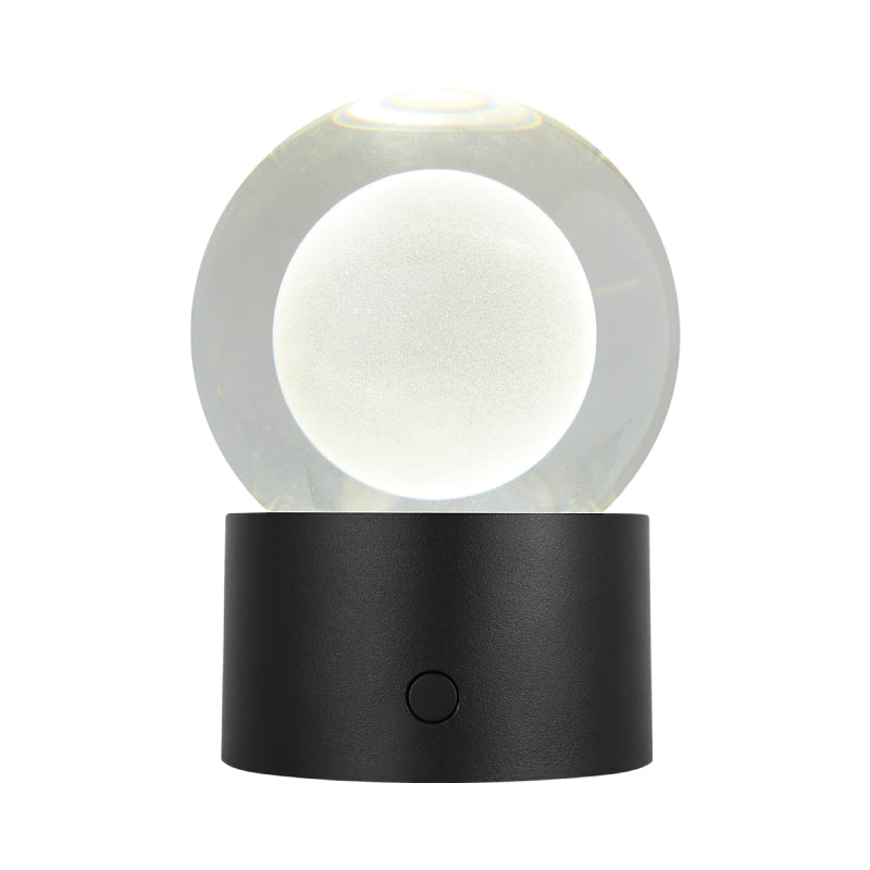 Visual Comfort SLTB27427 Mina 6" Tall LED Rechargeable Table Lamp - Black