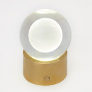 Visual Comfort SLTB27427 Mina 6" Tall LED Rechargeable Table Lamp - Natural Brass