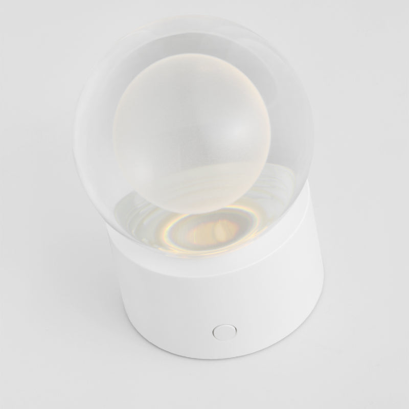 Visual Comfort SLTB27427 Mina 6" Tall LED Rechargeable Table Lamp - Matte White