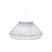 Bover Mei 125 5-lt 49" Pendant-White Translucent Ribbon
