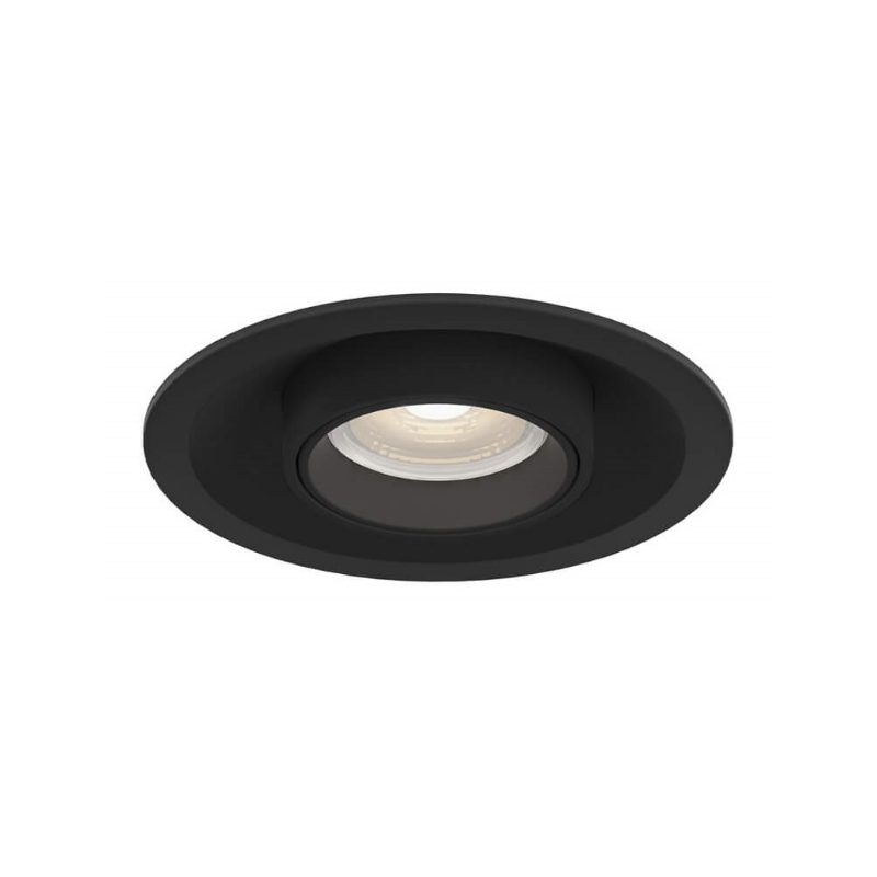Dals MFD03-CC Aperture 8W Multifunctional Recessed Downlight, 5CCT Selectable - Black