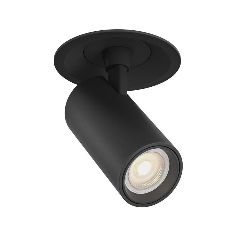 Dals MFD03-CC Aperture 8W Multifunctional Recessed Downlight, 5CCT Selectable - Black