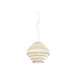 Bover Mos 01 3-lt 24" Pendant-Cream Translucent Ribbon