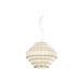 Bover Mos 02 5-lt 35" Pendant-Cream Translucent Ribbon