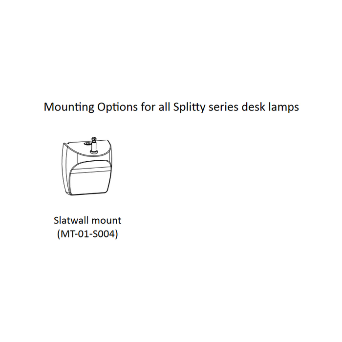 Koncept SPY-RCA Splitty Reach Pro Gen 2 LED Desk Lamp, Wall Mount