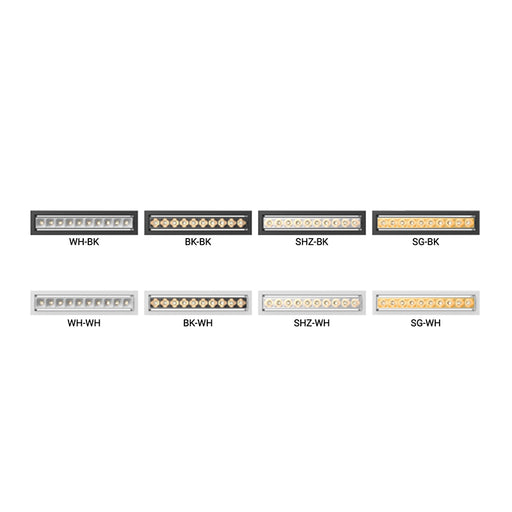 Elite MR-F-ADJ-10 Micro Series 10-Module Recessed Adjustable Accent, 40° Beam