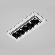 Elite MR-F-ADJ-5 Micro Series 5-Module Recessed Adjustable Accent, 40° Beam