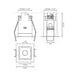 Elite MR-F-D-1 Micro Series Single-Module Recessed Downlight