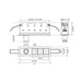 Elite MR-F-D-3-PADJ-1 Micro Series 3-Module Recessed Downlight with 1 Pull Down Adjustable Head, Flood Beam