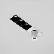 Elite MR-RTL-D-3-PADJ-1 Micro Series 3-Module Trimless Recessed Downlight with 1 Pull-Down Adjustable Head