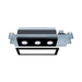 WAC MT-4315T Silo Multiples 3 Light Non-IC Rated Housing with Light Engine and Trim - Black/Black